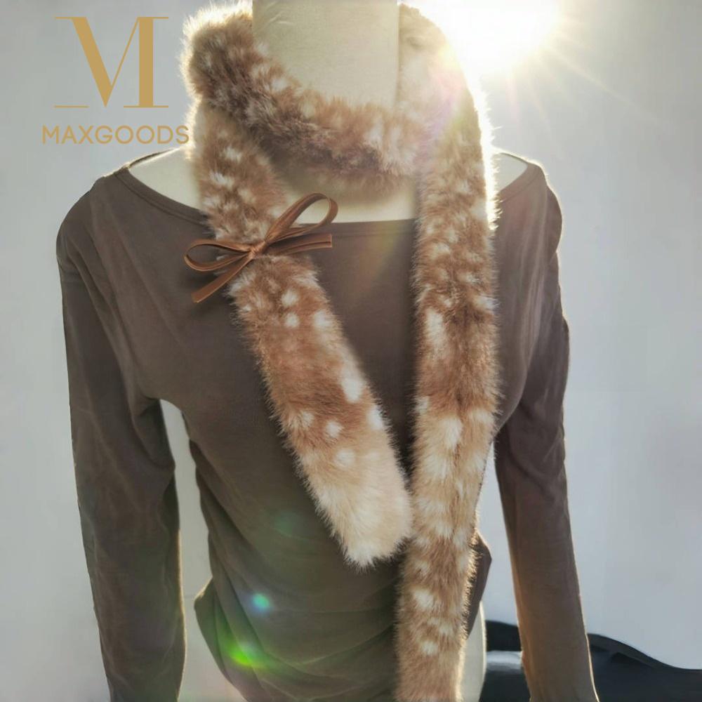 Women'S Winter Accessories Set - クリエイティブかわいいヘラジカ暖かいスカーフ防寒肥厚ヘアバンドコスプレ装飾アクセサリーイヤーマフ秋冬