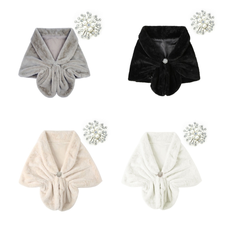Women'S Winter Accessories Set - ファッションポンチョケープセットエレガントショルダーカバー女性高級ソフトアクセサリー