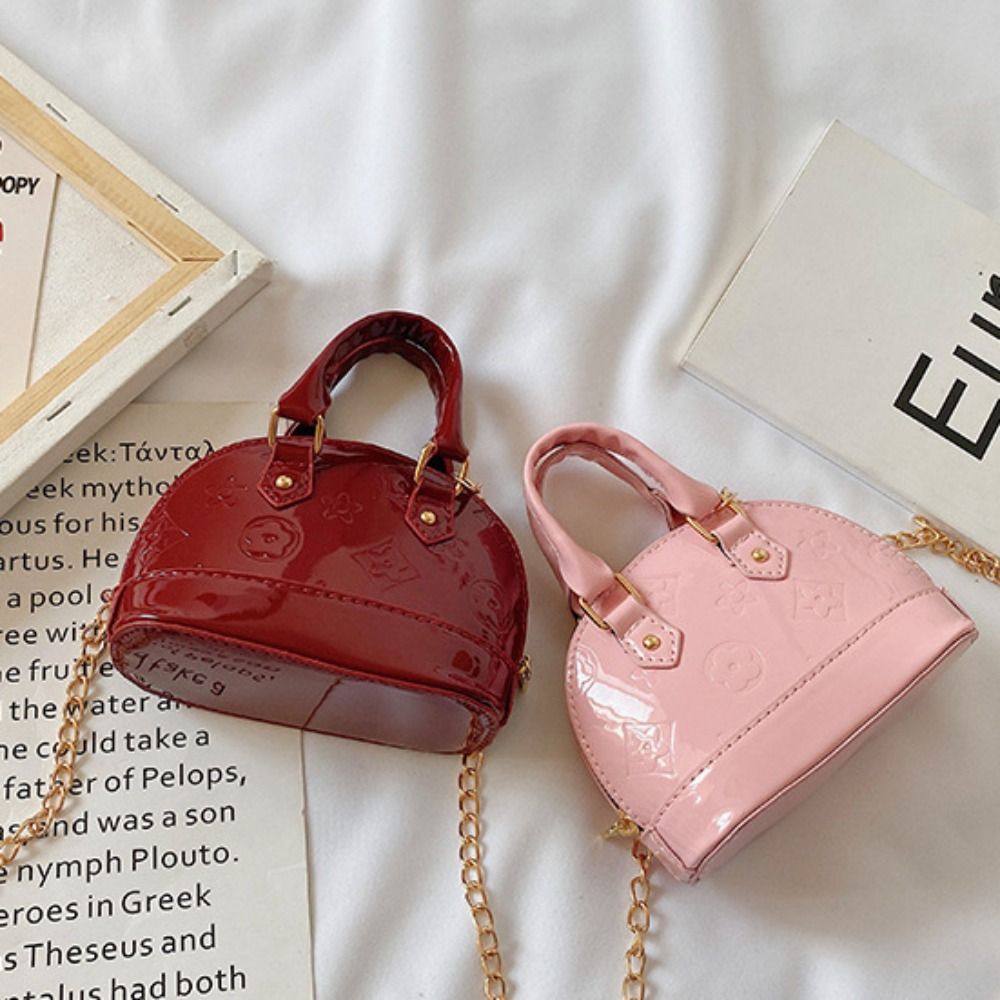 Wallet Chain Bag - キッズスタッフファッションハンドバッグ PU ミニショルダーバッグ小さなかばんコイン財布少女チェーンクロスボディバッグ