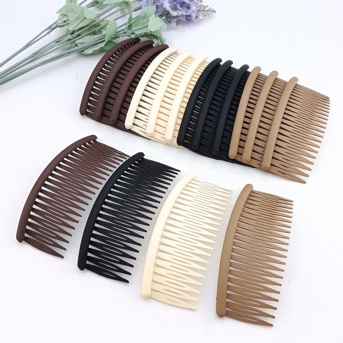 Women'S Formal Accessories - 1/12 個女性ヘアコーム大シンプルなヘアピン前髪固定配置壊れ毛ヘッドバンド後頭部コームヘアアクセサリー