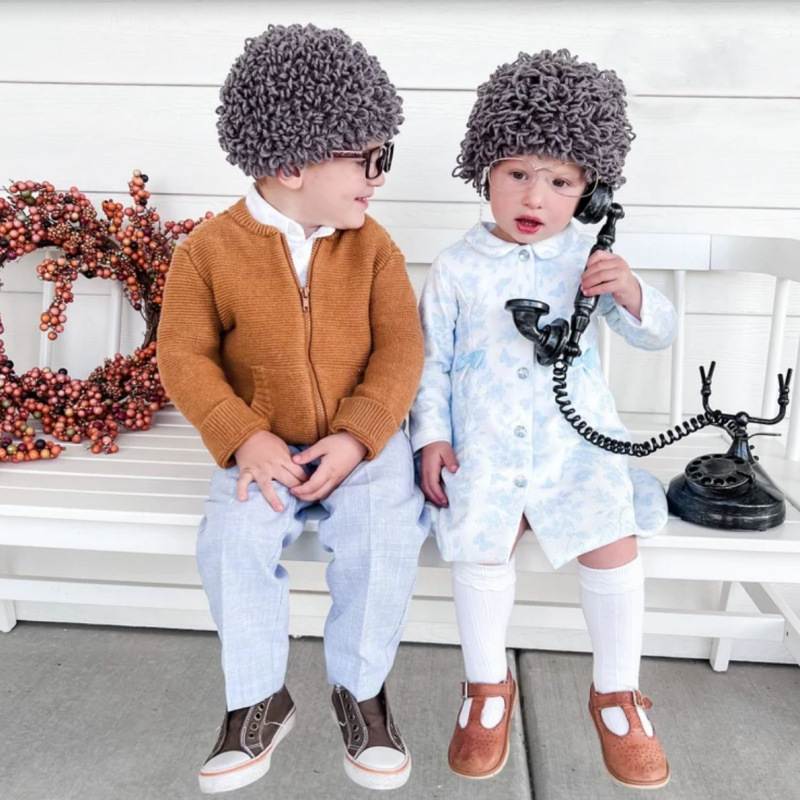 かわいい子供用男の子女の子おばあちゃん女性カーリーヘアウィッ - Women'S Formal Accessories のレビューと価格