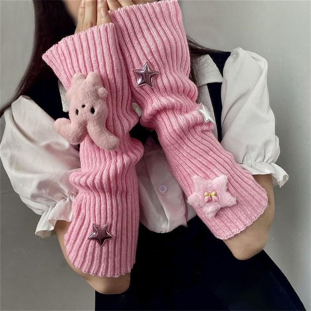 JKアクセサリー 厚手 暖かいアームスリーブ ニット ロング - Women'S Winter Accessories Set のレビューと価格