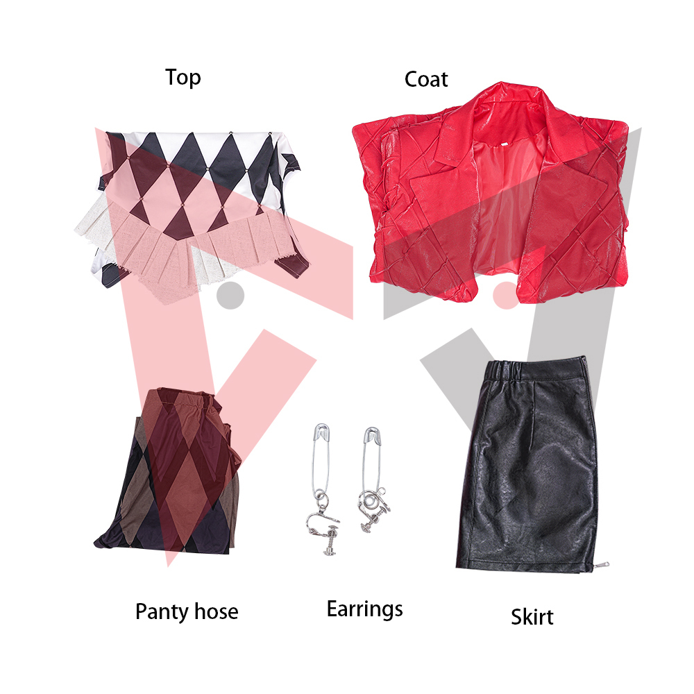 女の子のための女性のガガクインコスプレコスチューム,ハーレー - Women'S Harley Quinn Accessories のレビューと価格