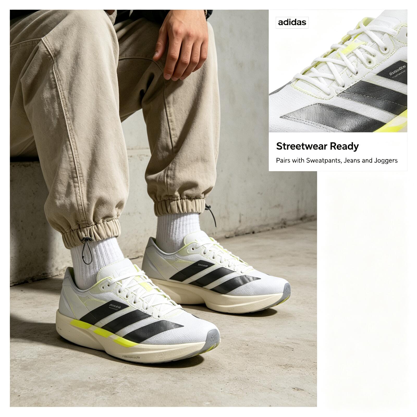 アディダス タクミセン 軽量レーシングランニングシューズ メ - Women'S Accessories Adidas のレビューと価格