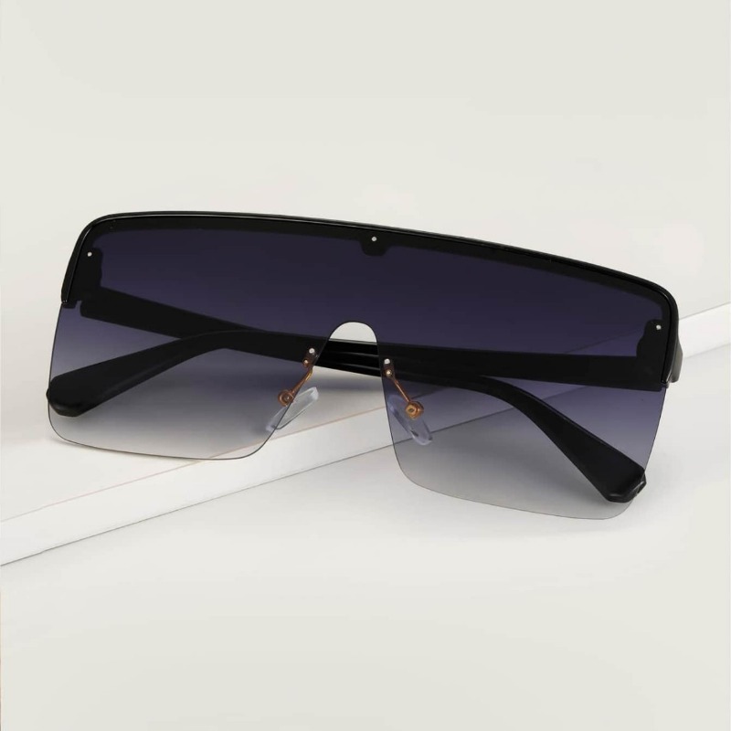 ファッションラグジュアリーデザイナーオーバーサイズサングラス - Sunglasses Oversized Square のレビューと価格