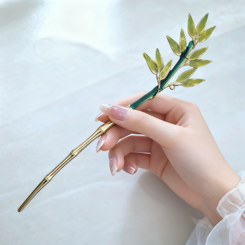 エナメル合金ヘアピン女性のための中国漢服挿入ヘアスティックピ - Women'S Formal Accessories のレビューと価格
