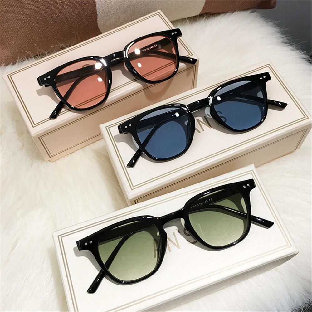 UV400 ブラックサングラス メンズ ヴィンテージ オーバ - Sunglasses Oversized Square のレビューと価格