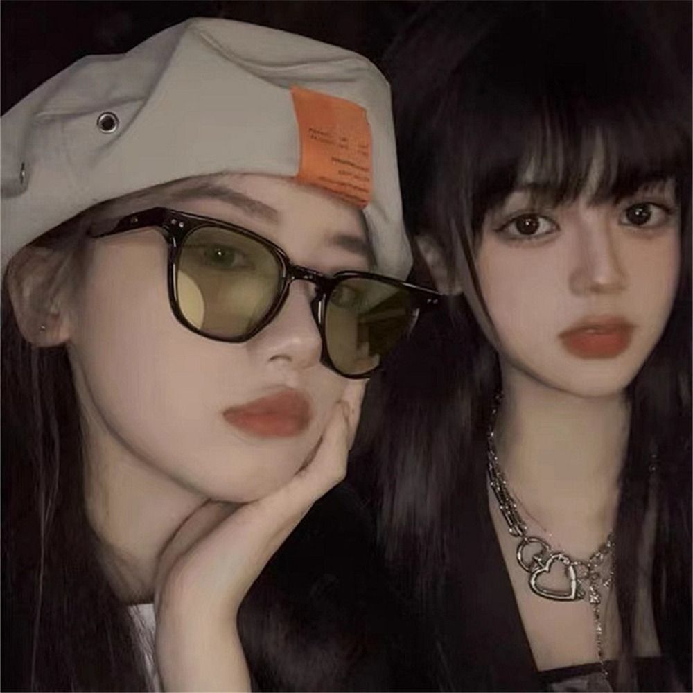 レトロブラックアイウェア ヴィンテージメンズシェード スクエ - Sunglasses Oversized Square のレビューと価格