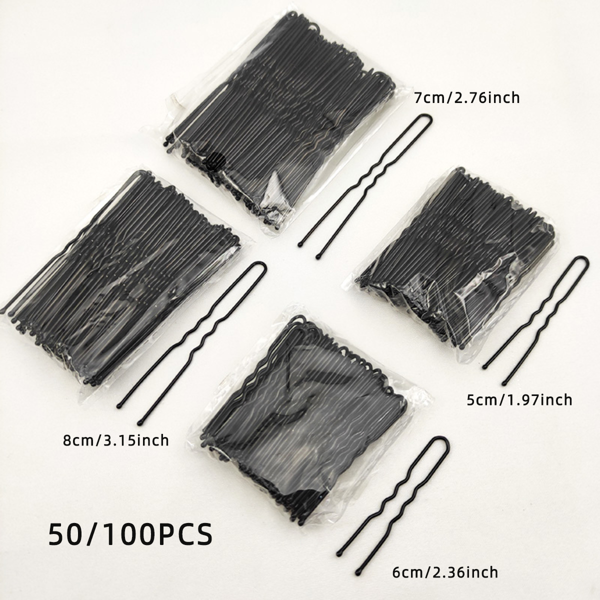 50/100 個女性 5/6/7/8 センチメートル髪波状  - Women'S Formal Accessories のレビューと価格