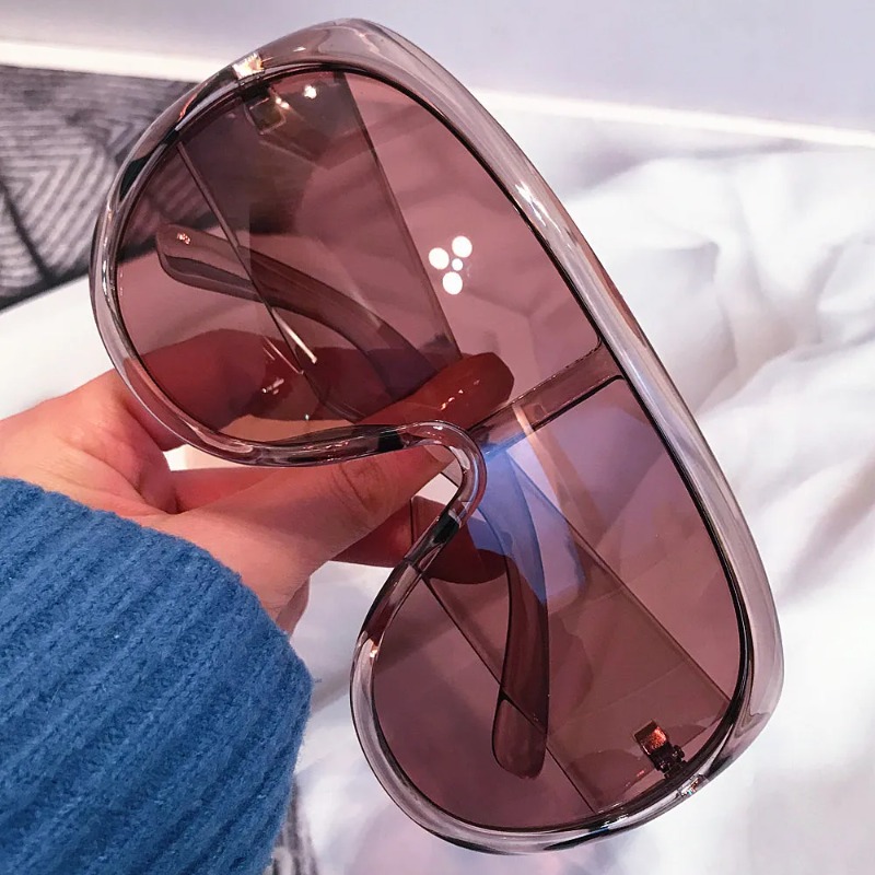 Y2kワンピースオーバーサイズシールドサングラス 女性用 新 - Sunglasses Oversized Square のレビューと価格