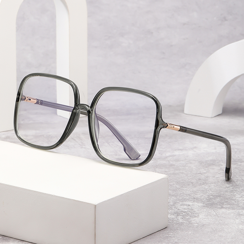 特大スクエア型ブルーライトカットメガネ 男女兼用、小顔効果あ - Sunglasses Oversized Square のレビューと価格