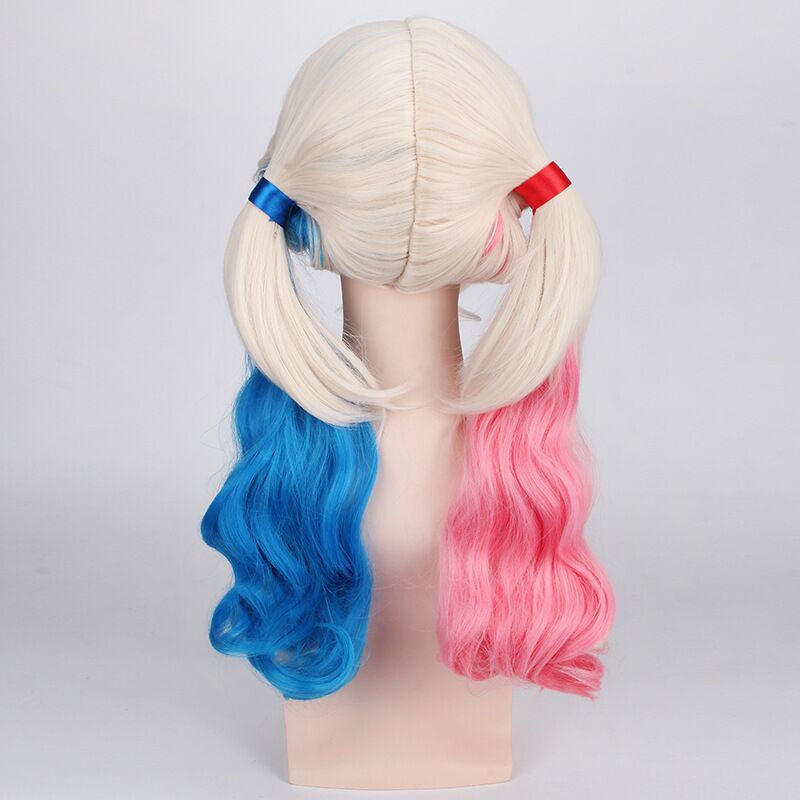 ハロウィン小道具 ハーレー・クイン コスプレ ピンクとブルー - Women'S Harley Quinn Accessories のレビューと価格