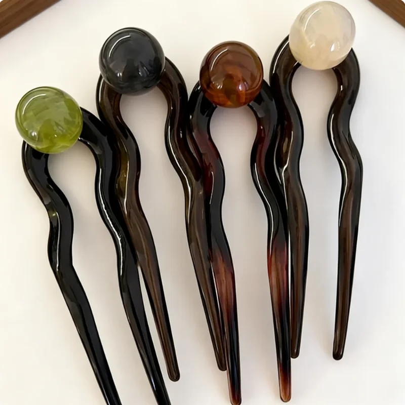 ファッションカラーパール U 字型ヘアスティックヘアピンヘア - Women'S Formal Accessories のレビューと価格
