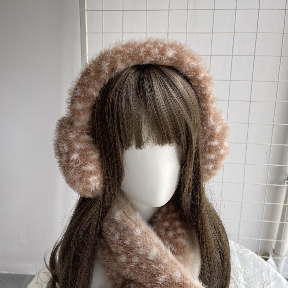 クリエイティブかわいいヘラジカ暖かいスカーフ防寒肥厚ヘアバン - Women'S Winter Accessories Set のレビューと価格