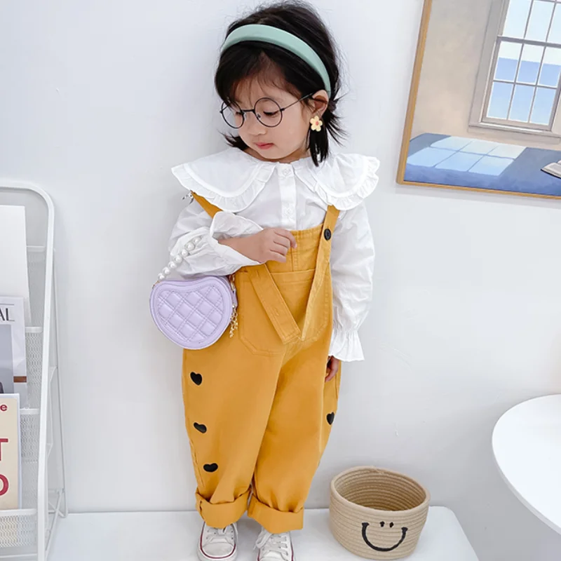 小さな女の子のためのハート型のショルダーバッグ,かわいい小さ - Wallet Chain Bag のレビューと価格