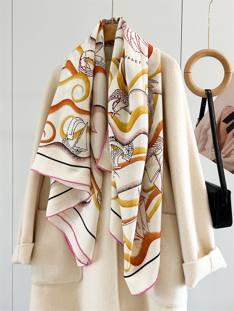 両面 135 センチメートルスカーフ高級デザイナーカシミヤパ - Women'S Winter Accessories Set のレビューと価格