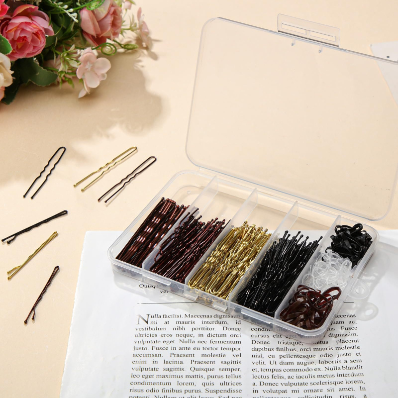 1箱480個入りヘアスタイリングアクセサリーキット U字型ヘ - Women'S Formal Accessories のレビューと価格
