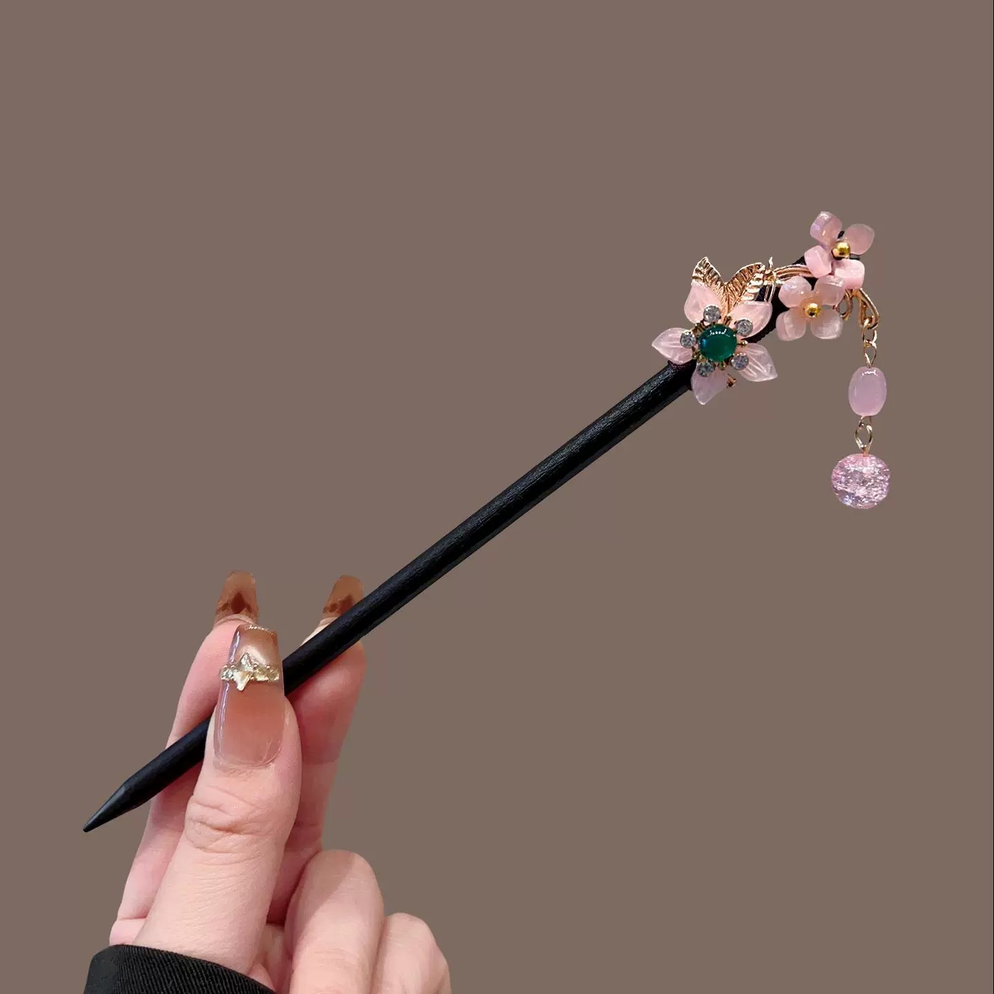 アンティーク木製ヘアピン女性のエレガントなヘアスティック新中 - Women'S Formal Accessories のレビューと価格