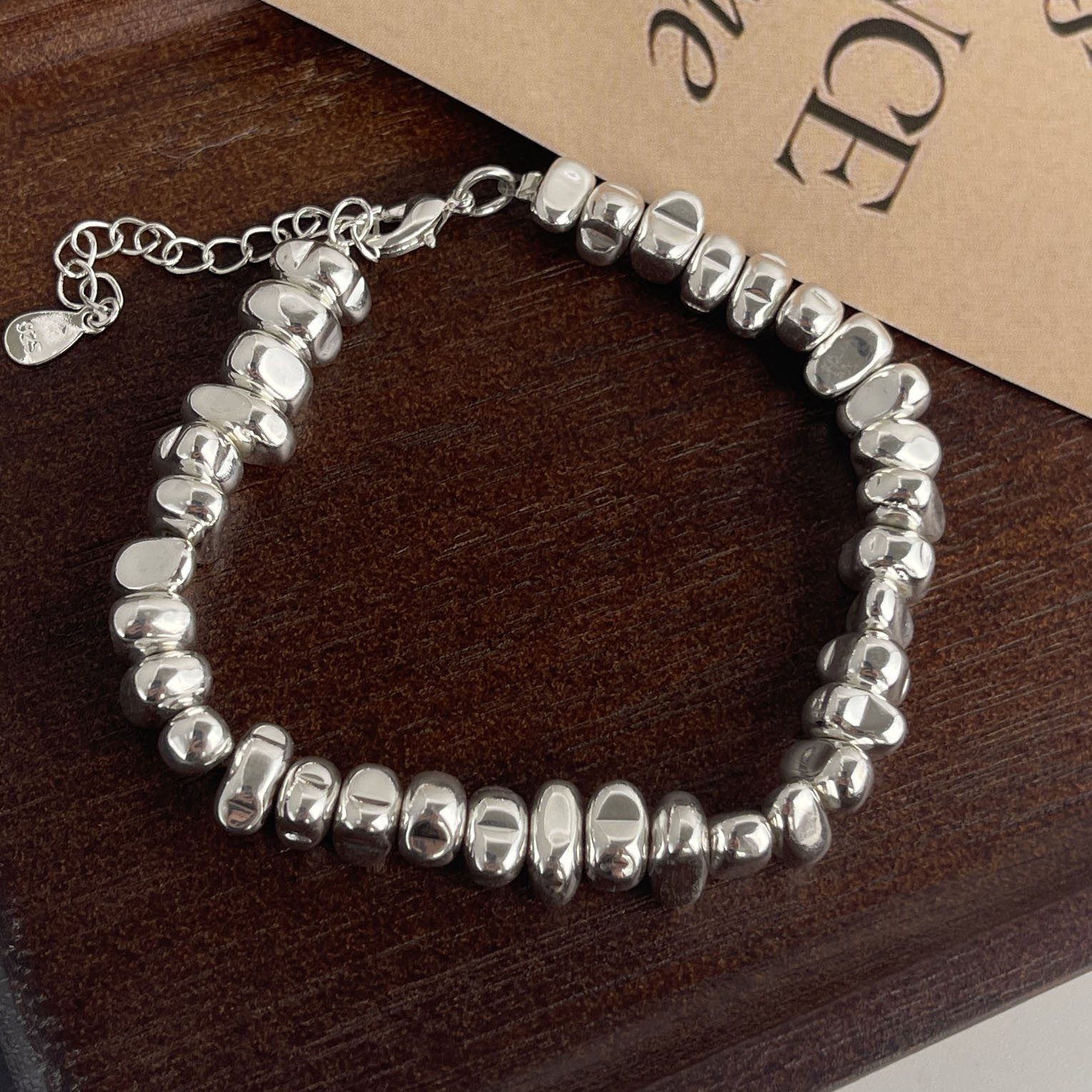 100% ソリッド 925 スターリングシルバーレトロブレス - Resin Bangle Bracelet のレビューと価格
