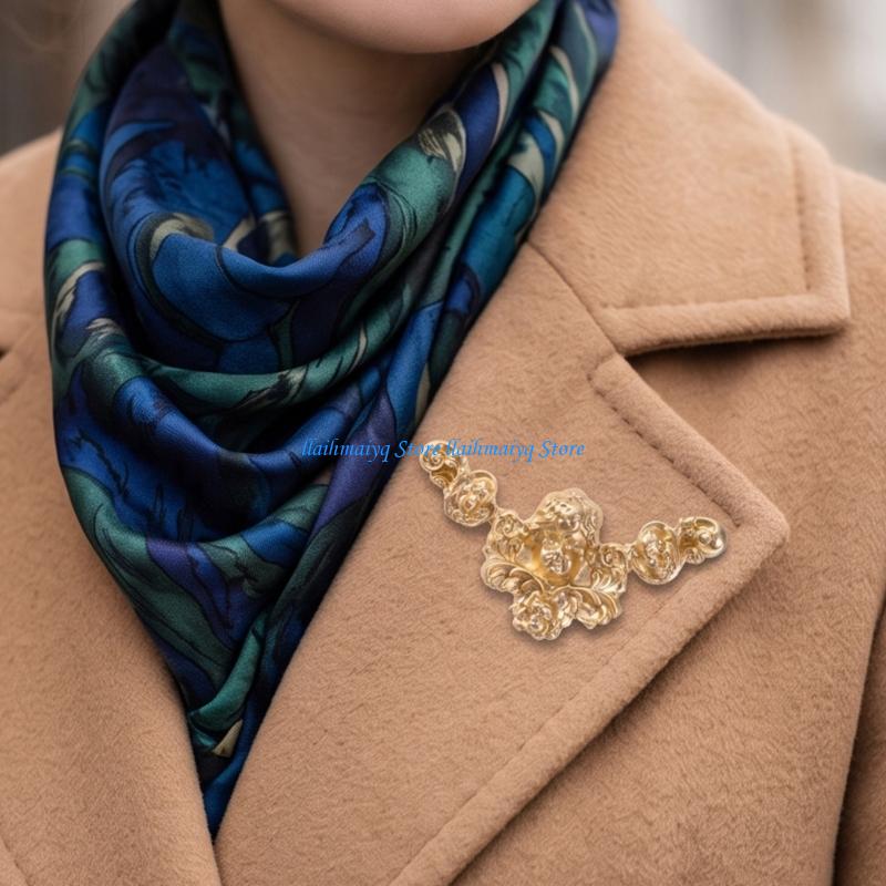 573B 装飾用エンジェルラペルピン、マットゴールドトーン、 - Brooch Pin Gold のレビューと価格