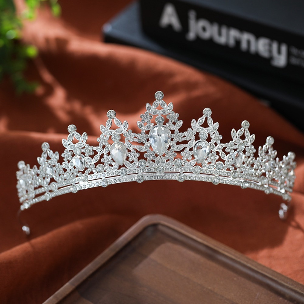 ヴィンテージリーフヴァインシルバーメッキラインストーンブライ - Women'S Formal Accessories のレビューと価格