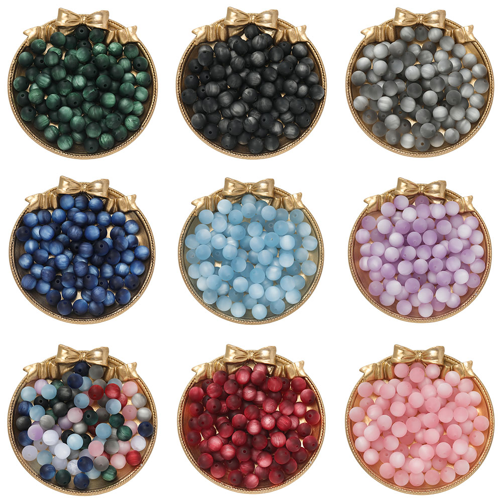 10 ピース/ロット 8/10 ミリメートル樹脂キャッツアイ - Resin Bangle Bracelet のレビューと価格