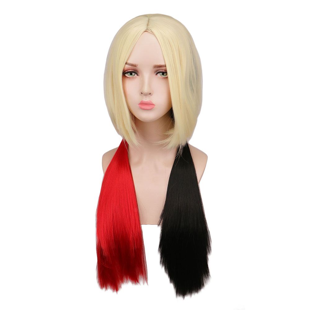 コミック自殺分隊 2 ハーレークインかつら女性の髪アニメウィ - Women'S Harley Quinn Accessories のレビューと価格