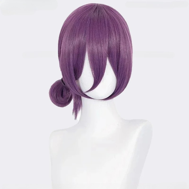 アニメレゼコスプレウィッグ 45 センチメートル紫ウィッグチ - Women'S Formal Accessories のレビューと価格