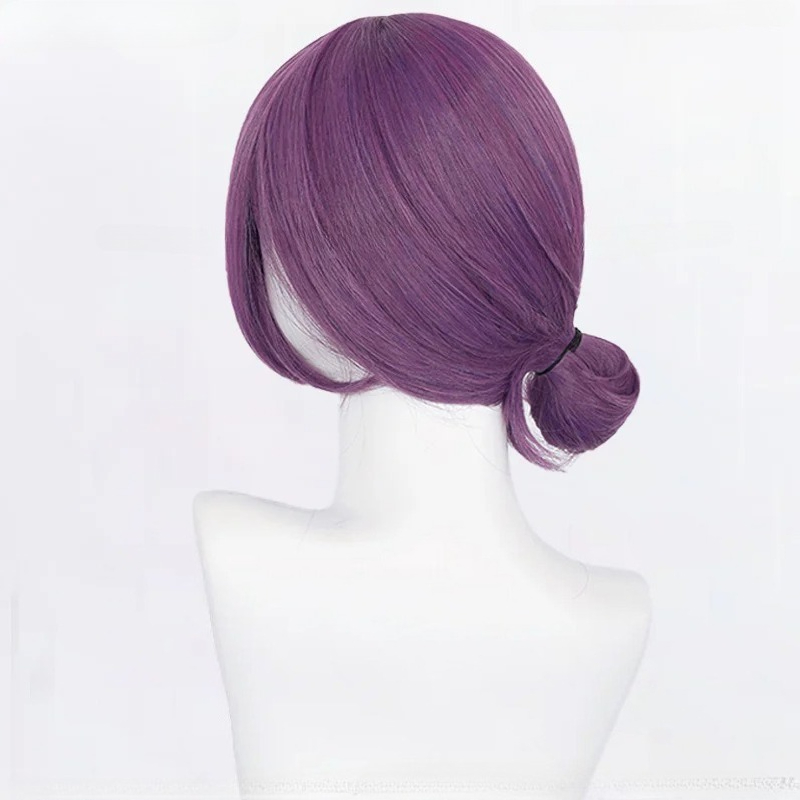 アニメレゼコスプレウィッグ 45 センチメートル紫ウィッグチ - Women'S Formal Accessories のレビューと価格