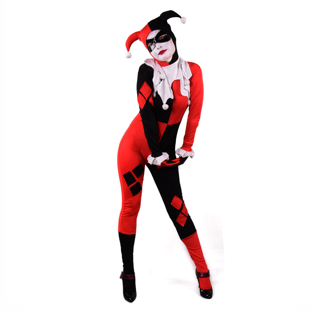アーカムナイト-女性と大人のためのカスタムコスプレブーツ,革 - Women'S Harley Quinn Accessories のレビューと価格